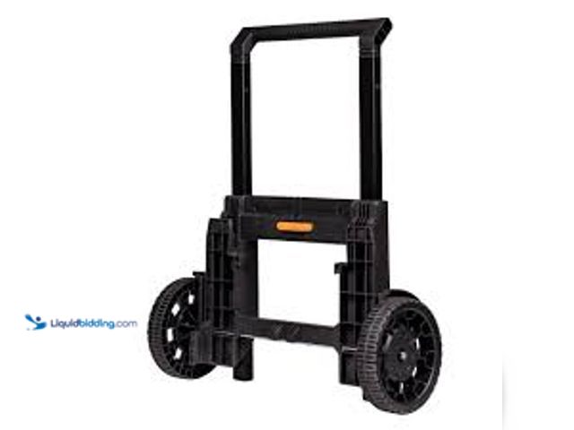 Lot 49-5459340 - RIDGID Pro Gear System Gen 2.0 Durable All Terrain Rolling Tool Box Attachment With 9 in. Heavy Duty...