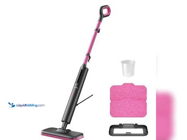 Lot 49-3464379 - Schenley Steam Mop Cleaner Powerful - 15s Fast Heat-Up, Chemical-Free for Hardwood/Tile/Laminate & F...
