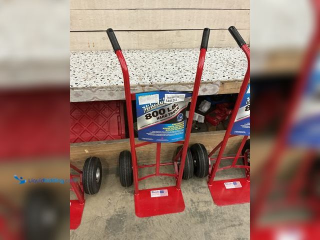Lot 49-5485261 - Milwaukee 800-lb Capacity 2 -Wheel Red Steel Standard hand truck. Model #70121. New