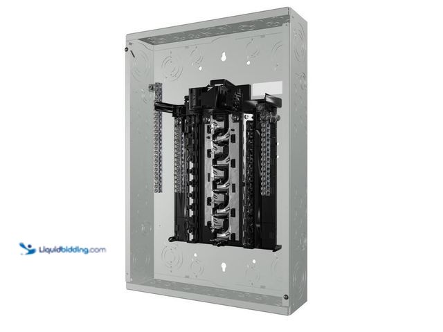 Lot 49-5406249 - Siemens SN Series 100 Amp 20-Space 40-Circuit Indoor Main Breaker Plug-On Neutral Load Center, Model...