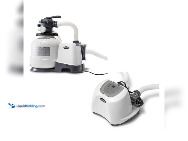 Lot 49-5406874 - Intex 2800 GPH Pool Sand Filter Pump with Krystal Clear Saltwater System, BOX 1 OF 2 only, Model # 2...