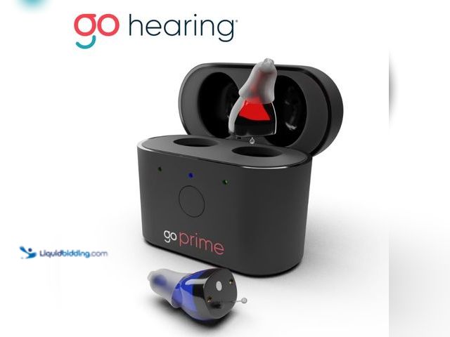 Lot 49-1625844 - Go Prime In-Ear OTC Hearing Aid | Rechargeable, Noise & Feedback Control, Model # 1366538736, Unused...