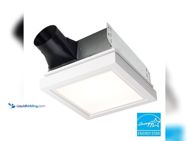 Lot 49-5410444 - Broan-NuTone Roomside Series, Decorative, White Trim, 110 CFM, Roomside Ceiling Bathroom Exhaust Fan...