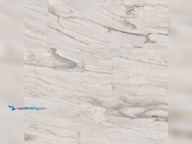 Lot 49-5452077 - Daltile
Fenbrook Regal White 12 in. x 24 in. Polished Porcelain Marble Look Floor and Wall Tile (15...