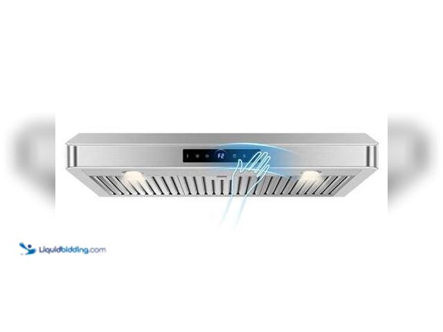 Lot 49-5544284 - Hooure 36 in. 1200 CFM Ducted Under Cabinet Range Hood in Stainless Steel with 4-Speed Settings and ...