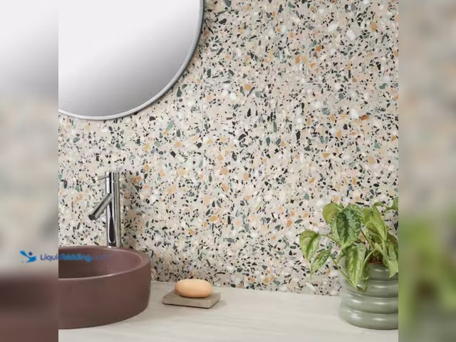 Lot 49-2000096 - Approx. (31) sq. ft. of Ivy Hill Tile Terra Italia Cava Terra 23.62 in. x 23.62 in. Honed Marble Flo...