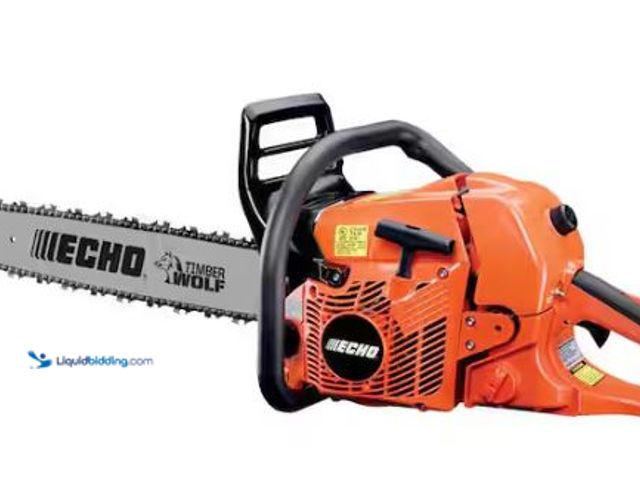 Lot 49-1518082 - ECHO 20 in. 59.8 cc Gas 2-Stroke Rear Handle Timber Wolf Chainsaw Model # CS-590-20, Used  Ref#HDSR0...
