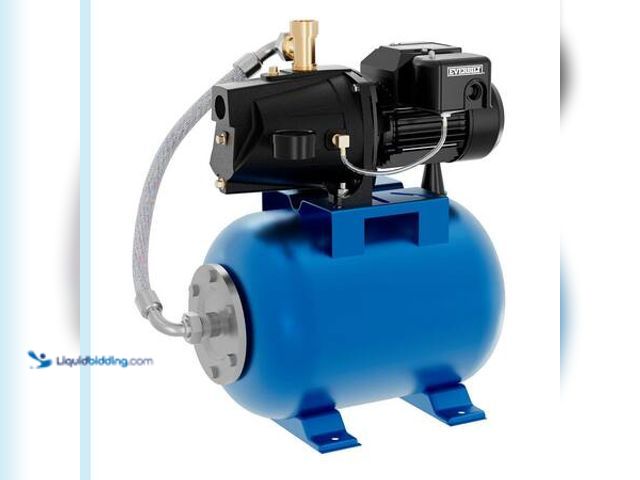Lot 49-5541520 - Everbilt 1/2 HP Shallow Well Jet Pump with 6 gal. Tank. Model # AUTOJ100A2. Used.