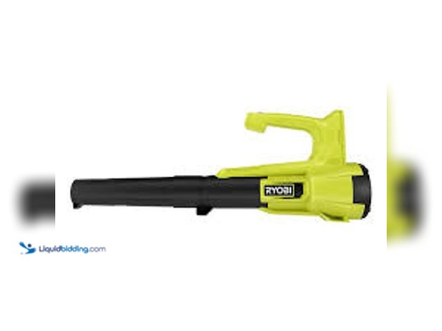 Lot 49-5461226 - RYOBI ONE+ 18V 90 MPH 250 CFM Cordless Battery Leaf Blower (Tool Only). Model # P21011BTL. Unused