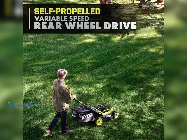 Lot 49-5475692 - RYOBI ONE+ HP 18V Brushless 20 in. Cordless Battery Walk Behind Self-Propelled Lawn Mower. Model # P...