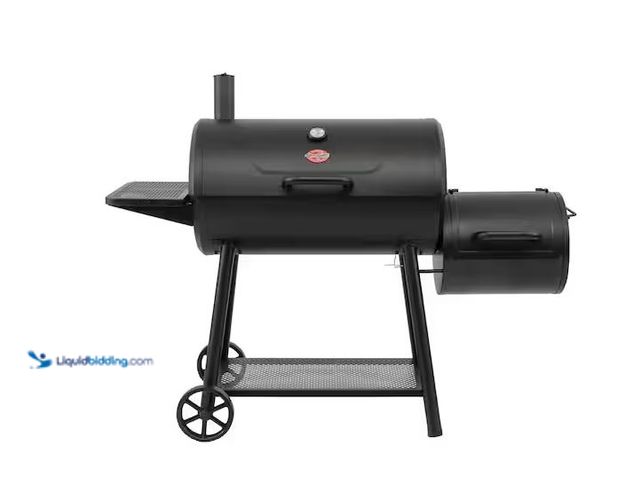 Lot 49-5555307 - Char-Griller
Smokin' Champ Charcoal Grill Offset Smoker in Black with Charcoal Tray and Dual Damper...