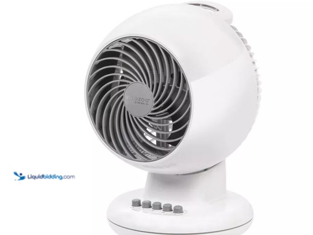 Lot 49-5538968 - Oscillating Fan White - Woozoo. Used and powers on. Has remote