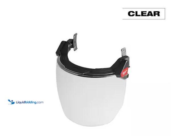 Lot 49-1576215 - Milwaukee BOLT Clear Dual Coat Lens Full Face Shield Model # 48-73-1420, Unused  Ref#SRHD0130