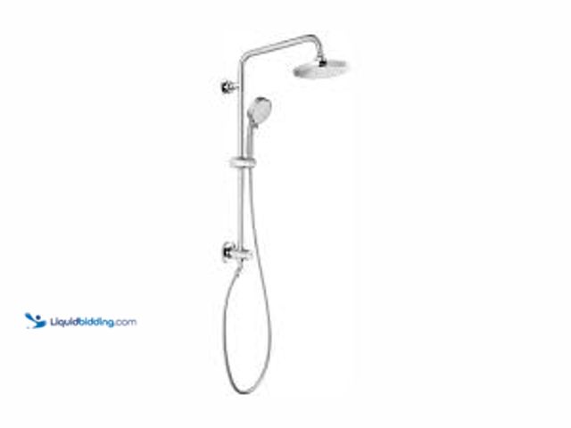 Lot 49-5407057 - GROHE Vitalio 5-spray 7 in. Dual Shower Head and Handheld Shower Head in Chrome. Model # 26520000. U...