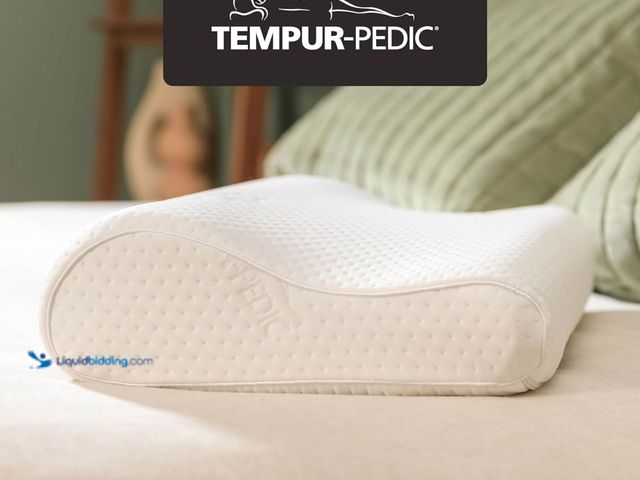 Lot 49-2026348 - Tempur-Pedic TEMPUR-Ergo Neck Pillow, Medium Profile, White. Model #B07CMFSY97. MSRP: $114.00. Sligh...