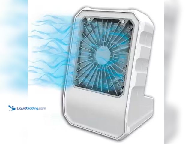 Lot 49-2025689 - ARCTIC AIR 10 CFM 4-Speed Settings Portable Evaporative Air Cooler for Outdoor, Model # AAOUT-PD8, M...