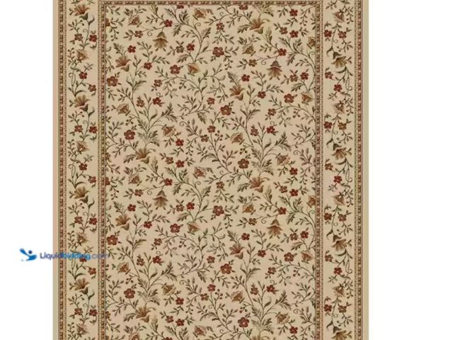 Lot 49-2026024 - RADICI USA Como Ivory 8 ft. x 11 ft. Traditional Floral Area Rug, Model # 1593/1142/IVORY, Unused.  ...