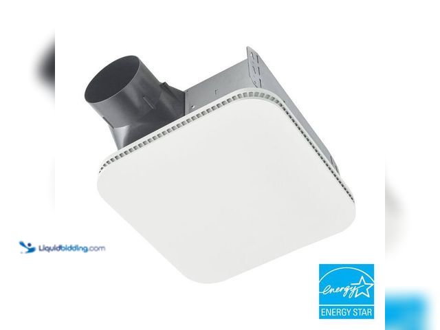 Lot 49-1517283 - Broan-NuTone Roomside Series 80 CFM Ceiling Bathroom Exhaust Fan with CleanCover, ENERGY STAR. Model...