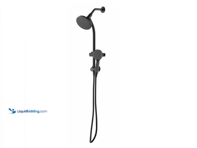 Lot 49-5541793 - Better Homes & Gardens Deluxe Shower Combo Kit with Magnetic Slide Bar, High-Pressure Hand Shower, M...
