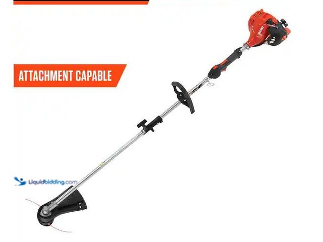 Lot 49-5551674 - ECHO
21.2 cc Gas 2-Stroke Attachment Capable Straight Shaft String Trimmer with 17 in. Swath and Sp...