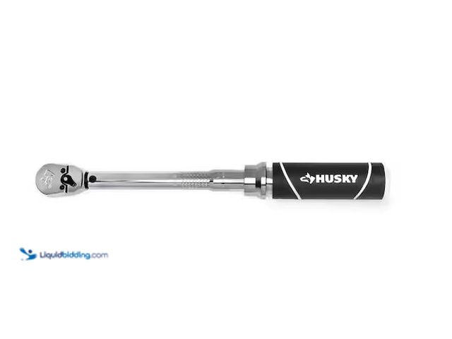 Lot 49-5551424 - Husky
40 in./lbs. to 200 in./lbs. 1/4 in. Drive Torque Wrench, Unused