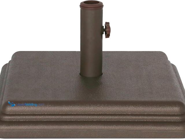 Lot 49-5545199 - US Weight 40 Pound Umbrella Base - Weighted Umbrella Base For Use With Patio Table – Heavy Duty Base...