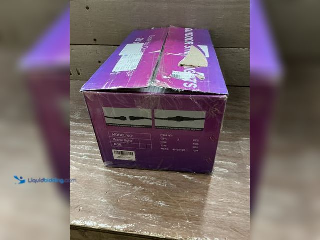 Lot 49-5487551 - RGB Safety String Lights 100FT - Commercial Grade Low Voltage Strand with 40 S14 Shatterproof Bulbs ...