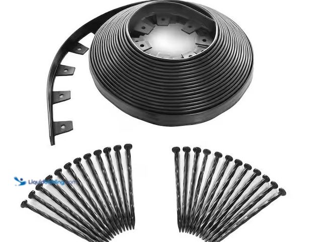 Lot 49-1556804 - Vigoro 60 ft. No-Dig Plastic Landscape Edging Kit Model # 3001-60HD-3, Unused  Ref#SR1205