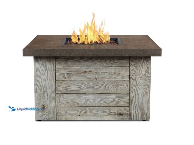 Lot 49-1572145 - Real Flame Forest Ridge 42 Inch Wide 50,000 BTU Freestanding Liquid Propane / Natural Gas Table Fire...