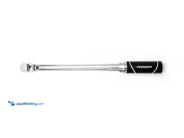 Lot 49-1576928 - Husky 3/8 in. Drive Torque Wrench 20 ft./lbs. to 100 ft./lbs. Model # H3DTWA, Used, Case Has Broken ...