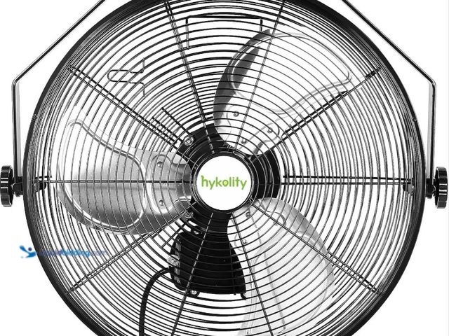 Lot 49-3431477 - 4300 CFM 18 in. Outdoor Wall Mount Fan, 3-Speed Industrial Grade High Velocity Outdoor Fans, Black W...