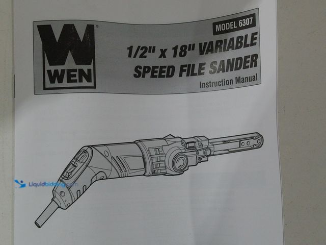 Lot 49-2006008 - WEN Variable Speed 2 Amp Detailing File Sander with 1/2 in. x 18 in. Belt, Model # 6307, Used, Has a...