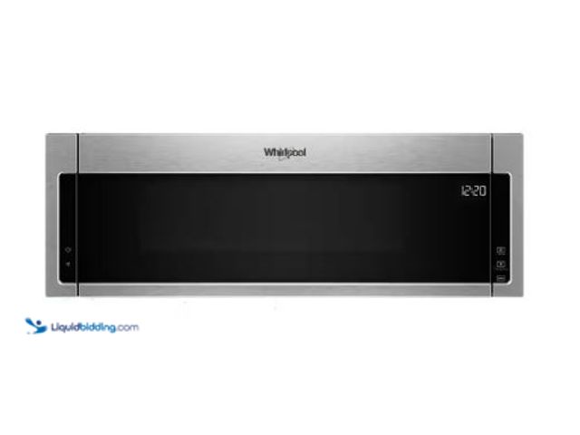 Lot 49-1535842 - Whirlpool 1.1 cu. ft. Over the Range Low Profile Microwave Hood Combination in Stainless Steel, Mode...