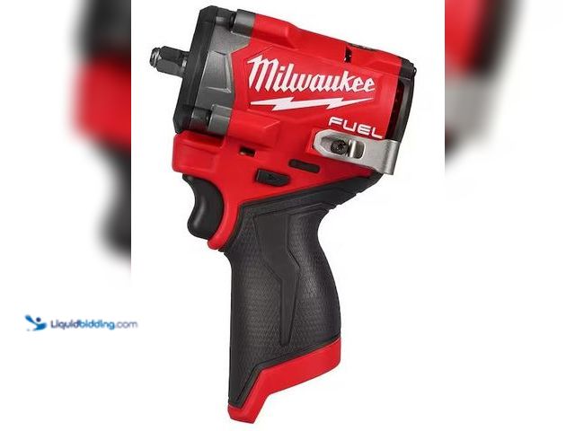 Lot 49-5478410 - Milwaukee
M12 FUEL 12V Lithium-Ion Brushless Cordless Stubby 3/8 in. Impact Wrench (Tool-Only) Inte...