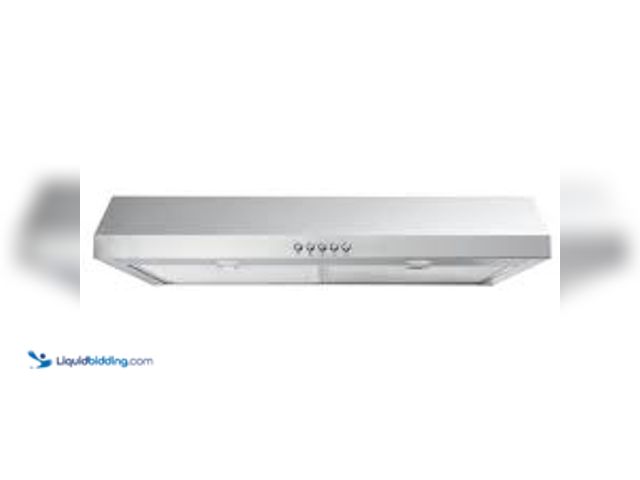Lot 49-5483835 - Vissani 30 in. 320CFM Convertible Under Cabinet Range Hood in Stainless Steel. Model # 1806A7/GP11(7...