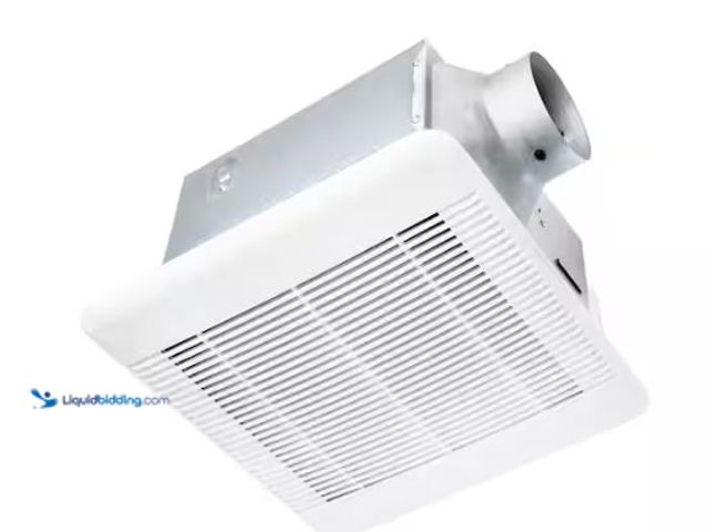 Lot 49-1518179 - Hampton Bay 110 CFM Ceiling Mount Room Side Installation Quick Connect Bathroom Exhaust Fan, ENERGY ...