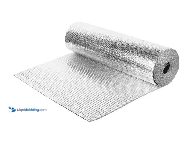 Lot 49-1623794 - Pro Space 48 in. x 10 ft. Radiant Barrier Energy Saving Bubble Reflective Aluminum Foil Insulation, ...