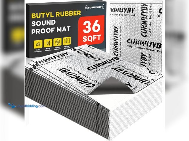 Lot 49-5549971 - Butyl Sound Deadening 80mil 36sqft Sound Deadening Mat Car Sound Deadening Material Sound Deadening ...