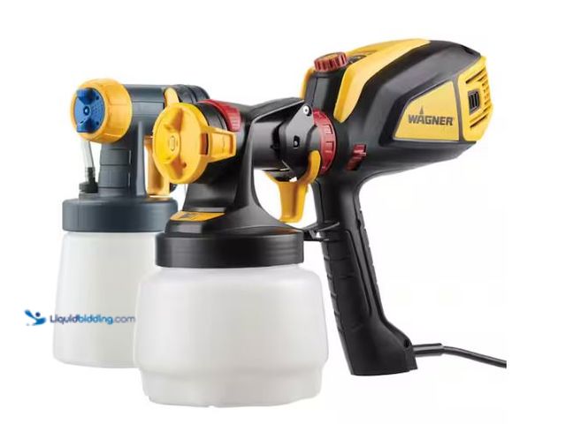 Lot 49-1627454 - Wagner Flexio 3500 Electric Handheld HVLP Paint Sprayer Model # 2419306, Slightly Used, Has Attachme...