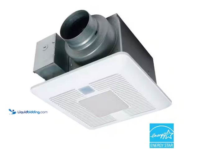 Lot 49-1622672 - Panasonic Whisper Sense DC fan-LED Lights Motion and Humidity Sensors Delay Timer Pick-A-Flow Speed ...