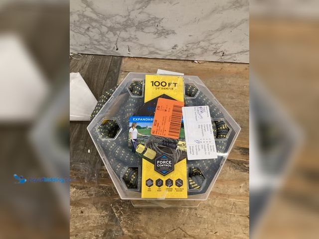 Lot 49-5415019 - Hydrotech 5/8 in. Dia x 100 ft. Expandable Garden Water Hose. Slightly Used