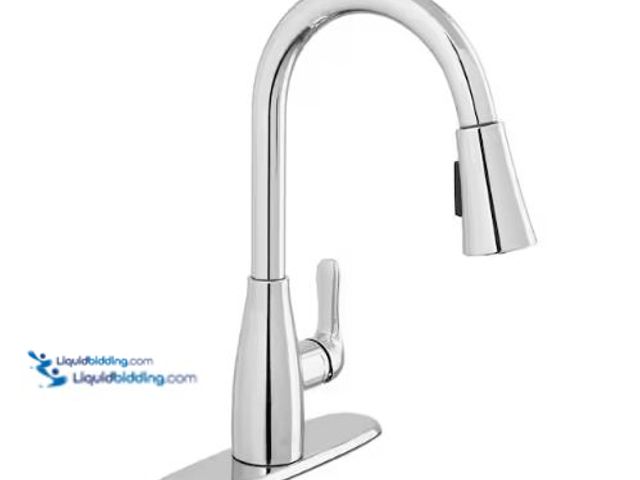 Lot 49-5575059 - Glacier Bay McKenna Single-Handle Pull Down Sprayer Kitchen Faucet in Polished Chrome with TurboSpra...