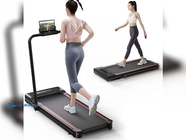 Lot 49-1570027 - Sperax Treadmill-Walking Pad-Under Desk Treadmi-2 in 1 Folding Treadmill-Treadmills for Home, Black/...