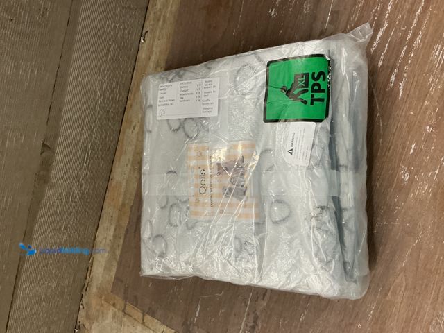 Lot 49-5463465 - Grey with Paw Prints Pet Bed. Item is Used