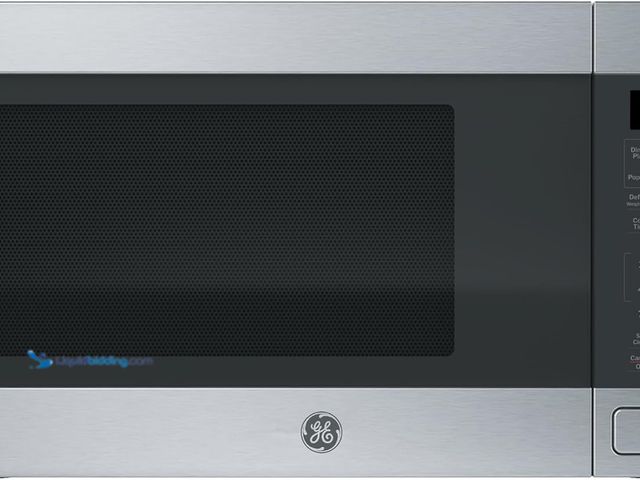 Lot 49-5554382 - GE Countertop Microwave Oven, 1150 Watt, 1.6 Cu. Ft., Stainless Steel | 8 Convenience Cook Settings,...