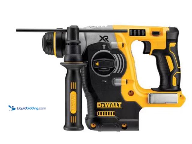 Lot 49-1517491 - DEWALT 20V MAX XR Cordless Brushless 1 in. SDS Plus L-Shape Rotary Hammer (Tool Only), Model # DCH27...
