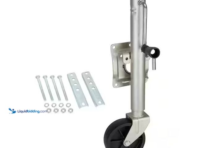 Lot 49-3472126 - TowSmart 1,000 lbs. Capacity 10 in. Lift Side Wind Swing Down Bolt On Trailer Jack Model # 7286, Unu...