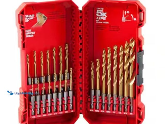 Lot 49-3639316 - Milwaukee Shockwave Impact Duty Titanium Twist Drill Bit Set (23-Piece), Model: 48-89-4631, Unused  ...
