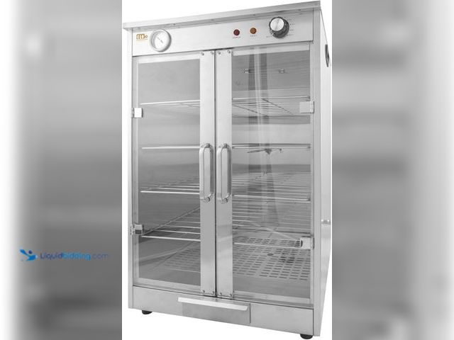 Lot 49-5484489 - 5-Shelf Electric Hot Box Food Warmer Accommodating up to (10) 16" Pizza Boxes, Countertop Heated Hol...