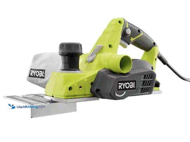 Lot 49-2005916 - RYOBI 6 Amp Corded 3-1/4 in. Hand Planer with Dust Bag, Model # HPL52K, Used, Has attachments, Power...